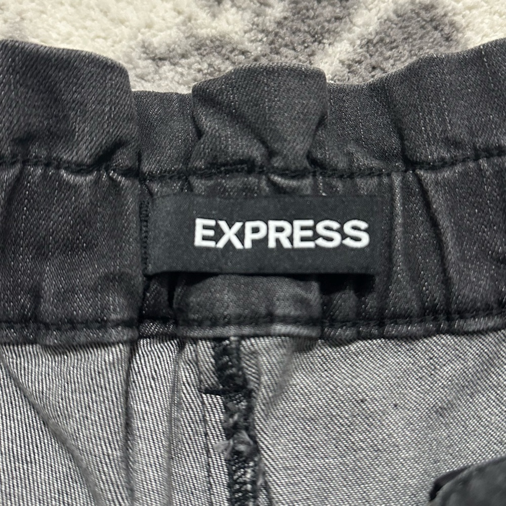 Express Super High Rise Paperbag Jeans - Picture 11 of 13